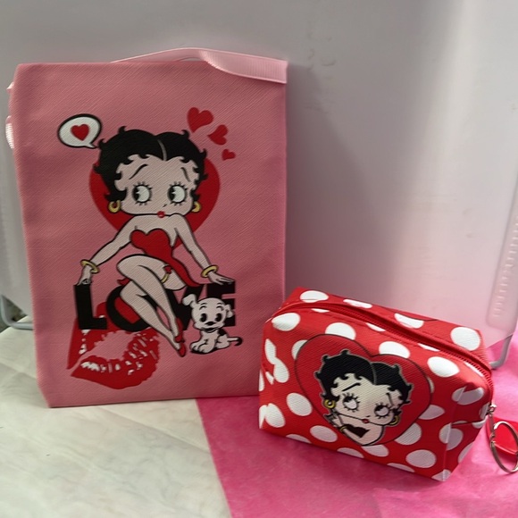 Pick (1)  Betty Boop Crossbody and Coin Purse Combo - Picture 4 of 4